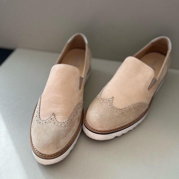 Hogan pre owned leather flats in base - Picture 2 of 8